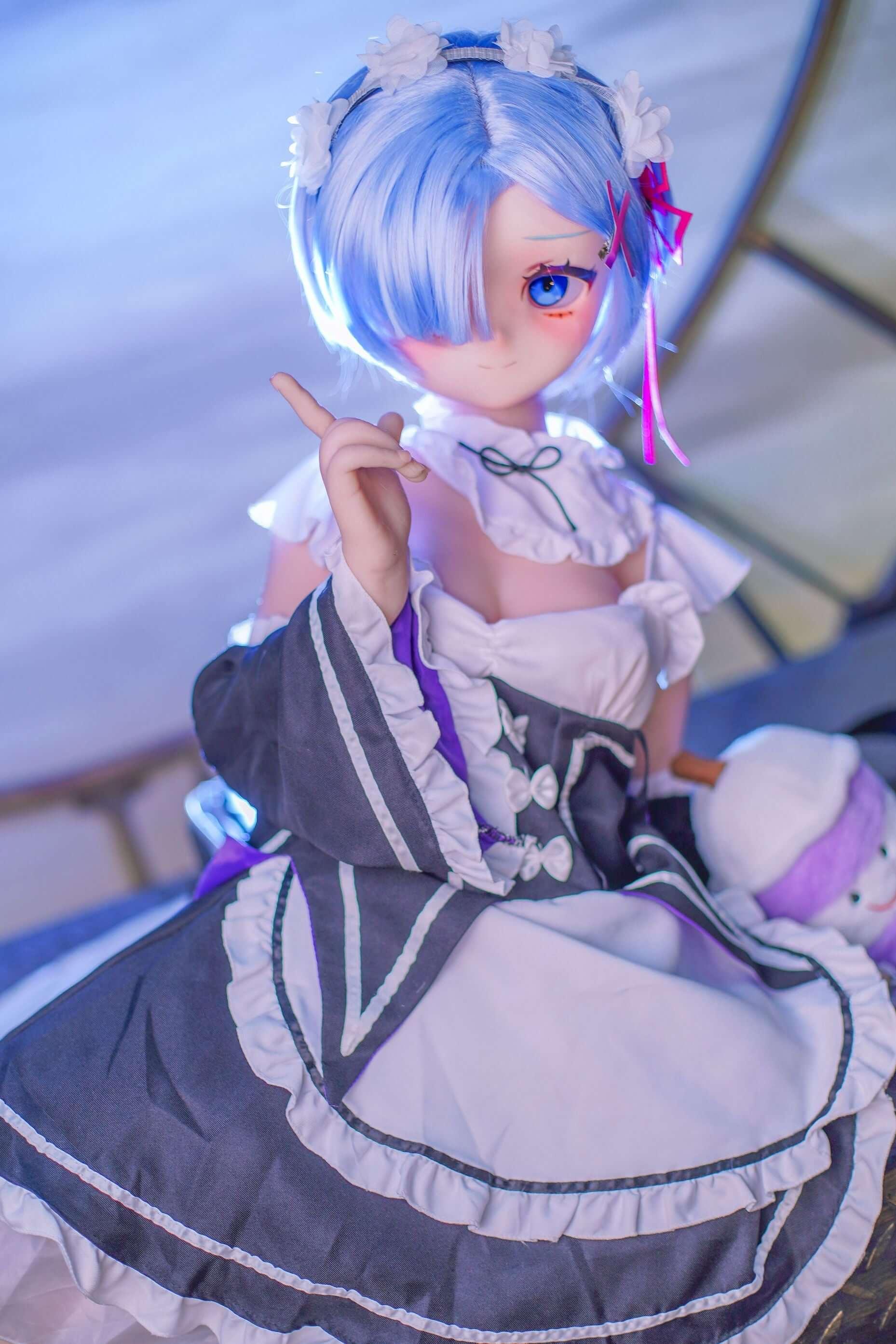 123cm Rem 1:2 Scale Re:Zero Anime Series Action Figure Sex Doll