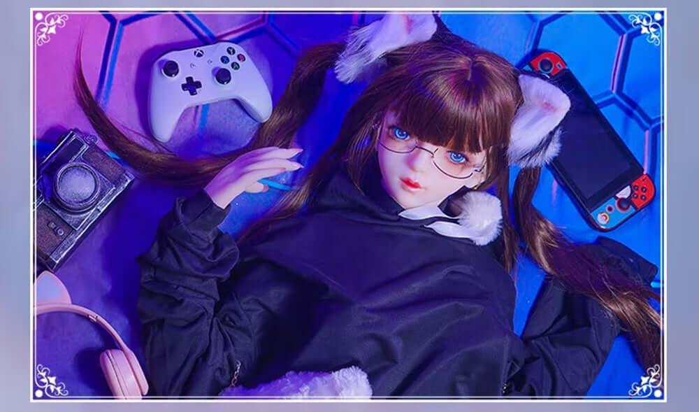 145cm Black Cat 2.0 1:1 Scale Silicone/TPE Small Breast Sex Doll