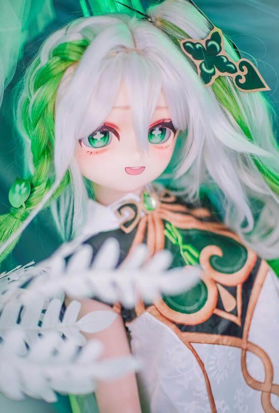 123cm Nahida 1:1 Scale Silicone/TPE Small Breast Action Figure Sex Doll