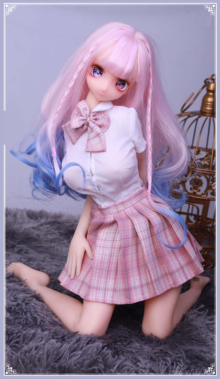 60cm Peach Action Figures Doll(Wig)