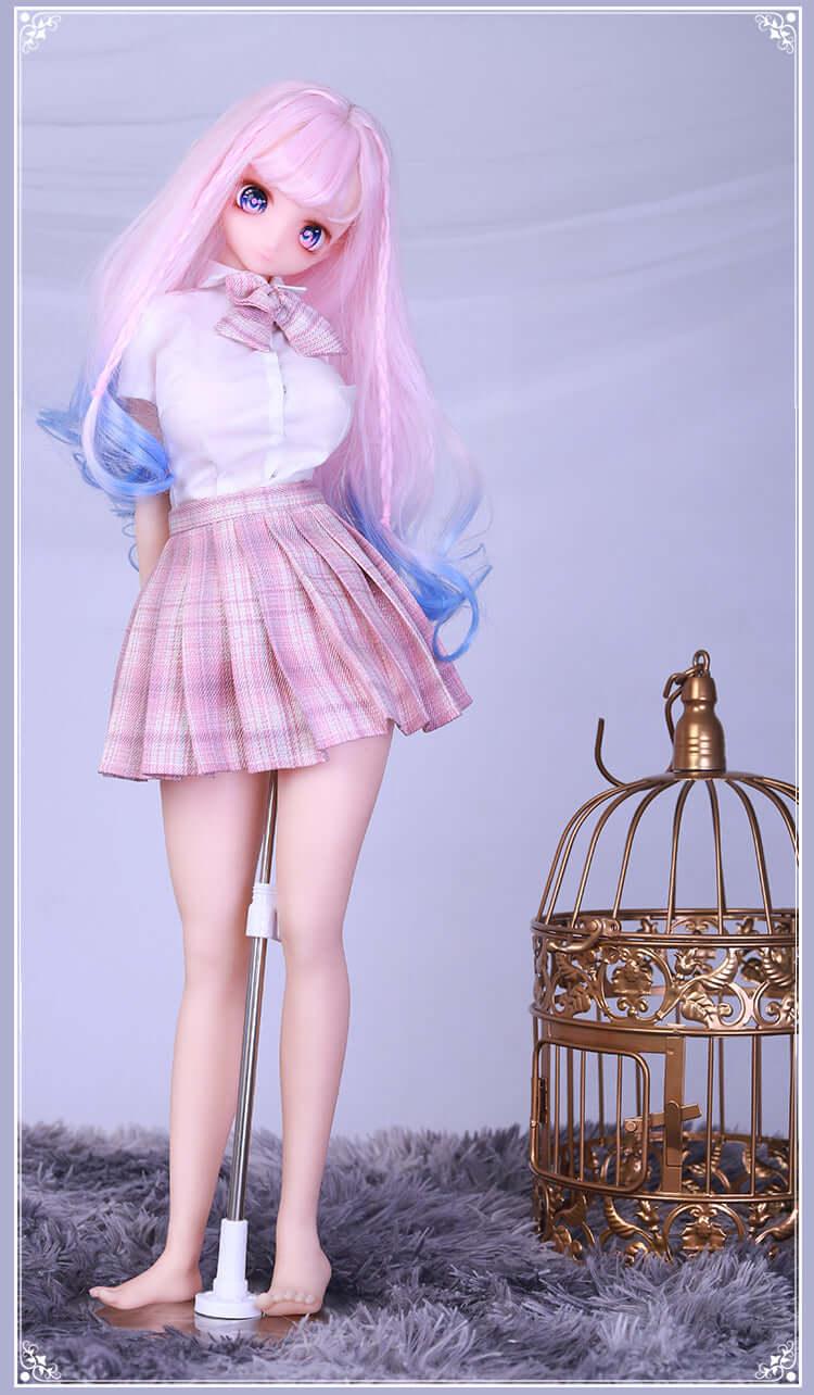 60cm Peach Action Figures Doll(Wig)