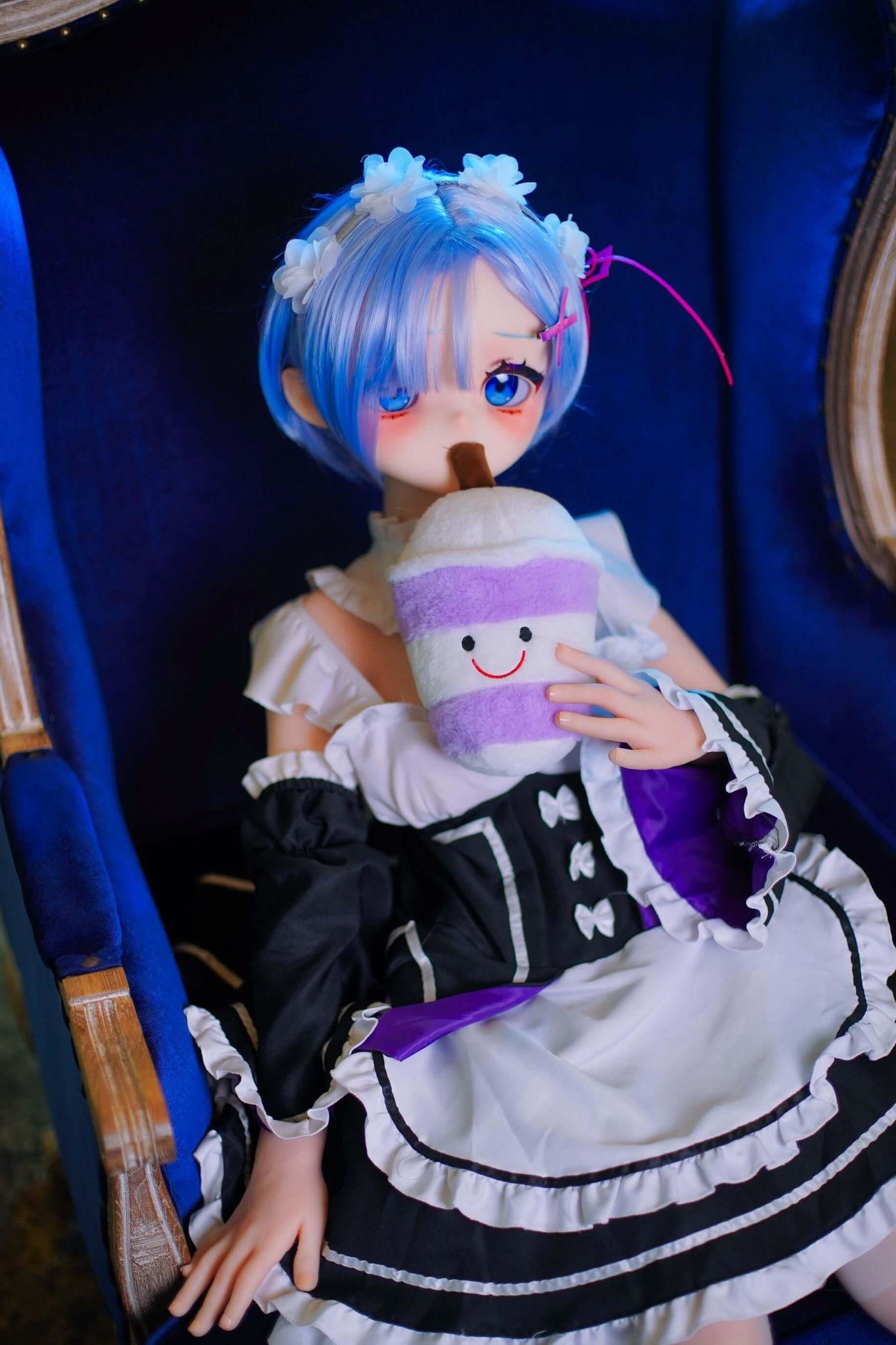 123cm Rem 1:2 Scale Re:Zero Anime Series Action Figure Sex Doll