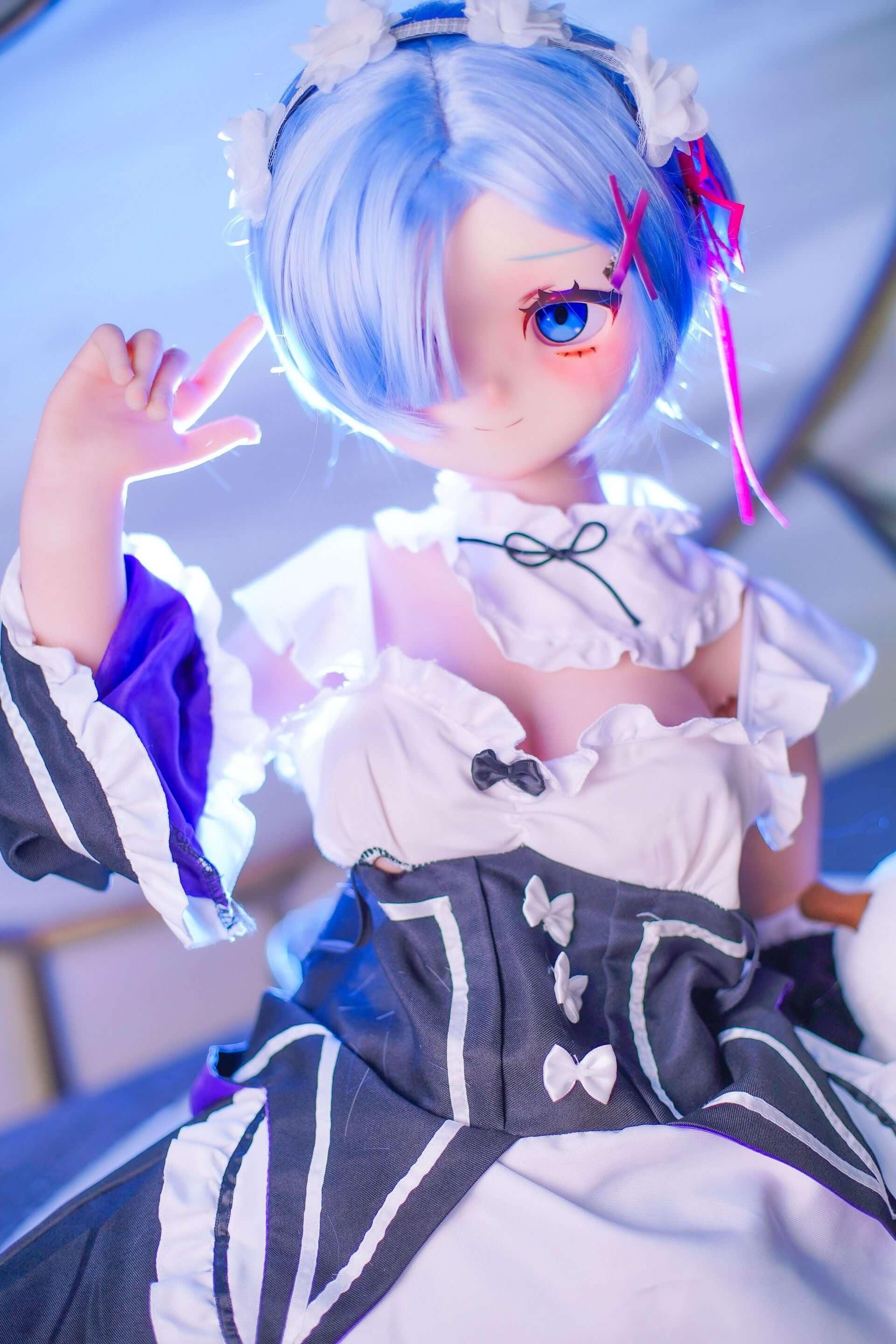 123cm Rem 1:2 Scale Re:Zero Anime Series Action Figure Sex Doll