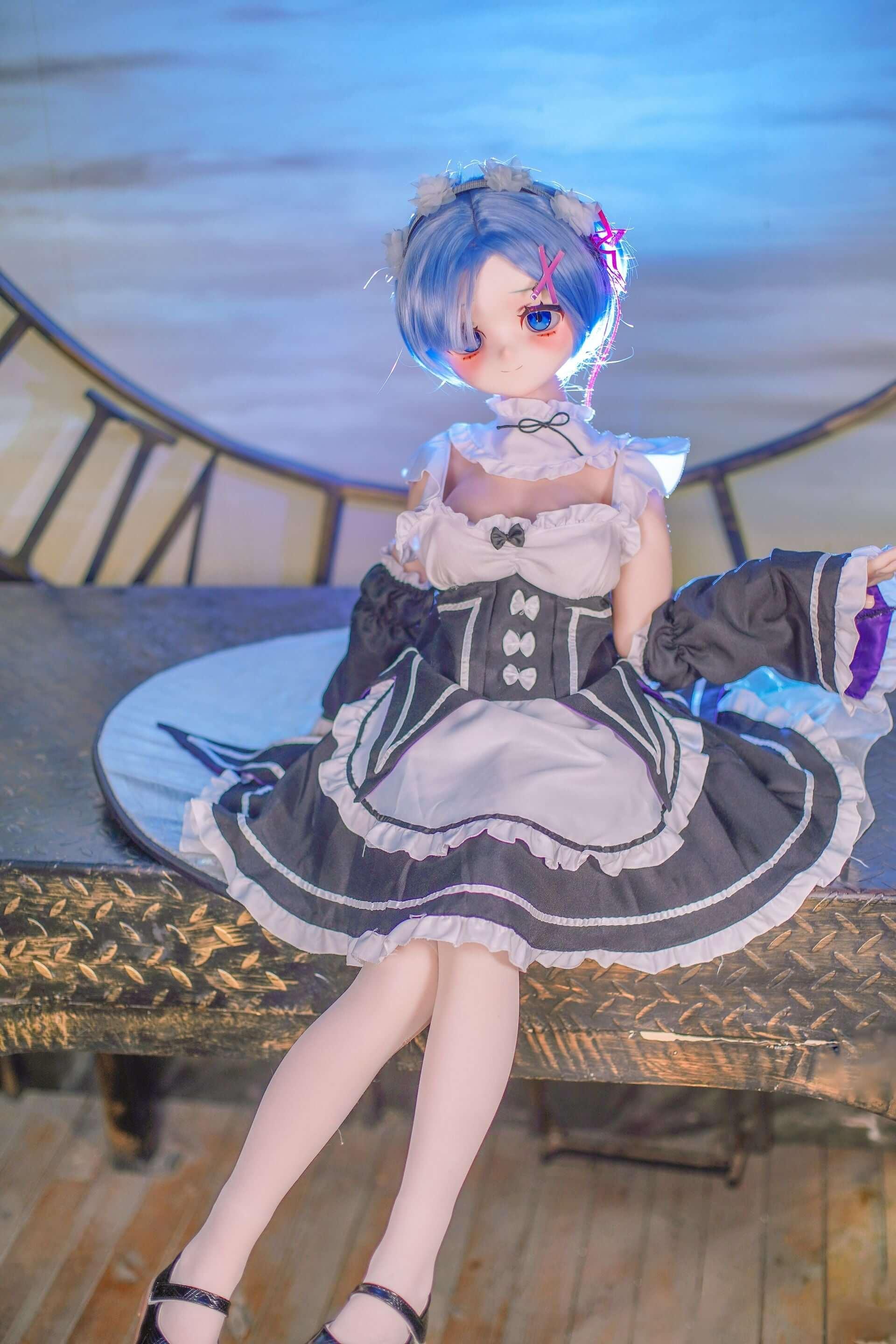 123cm Rem 1:2 Scale Re:Zero Anime Series Action Figure Sex Doll