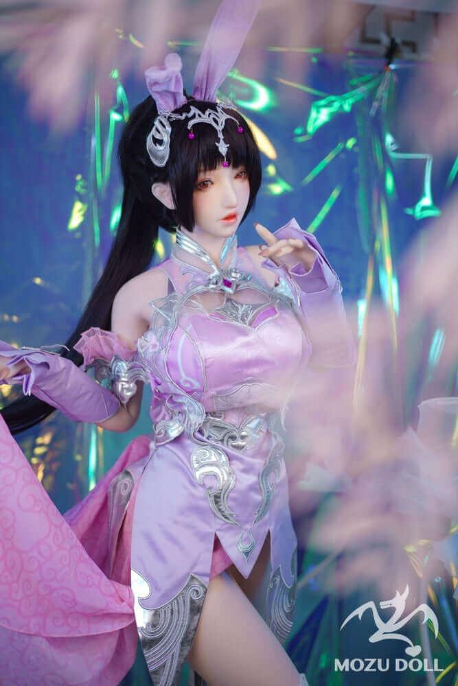 163cm Rabbit 1:1 Scale Silicone/TPE Large Breast Sex Doll