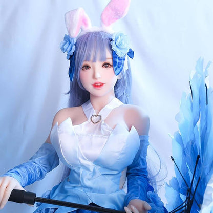 145cm Flora 1:1 Scale Silicone/TPE Large Breast Sex Doll