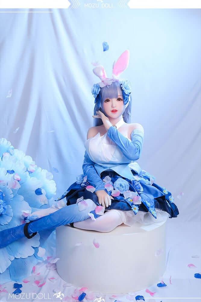 145cm Flora 1:1 Scale Silicone/TPE Large Breast Sex Doll