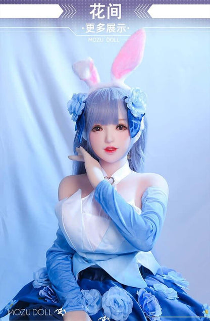 145cm Flora 1:1 Scale Silicone/TPE Large Breast Sex Doll