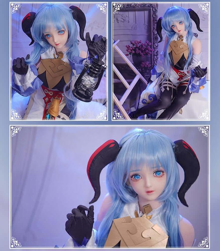 145cm Mumu 1:1 Scale Silicone/TPE Small Breast Sex Doll