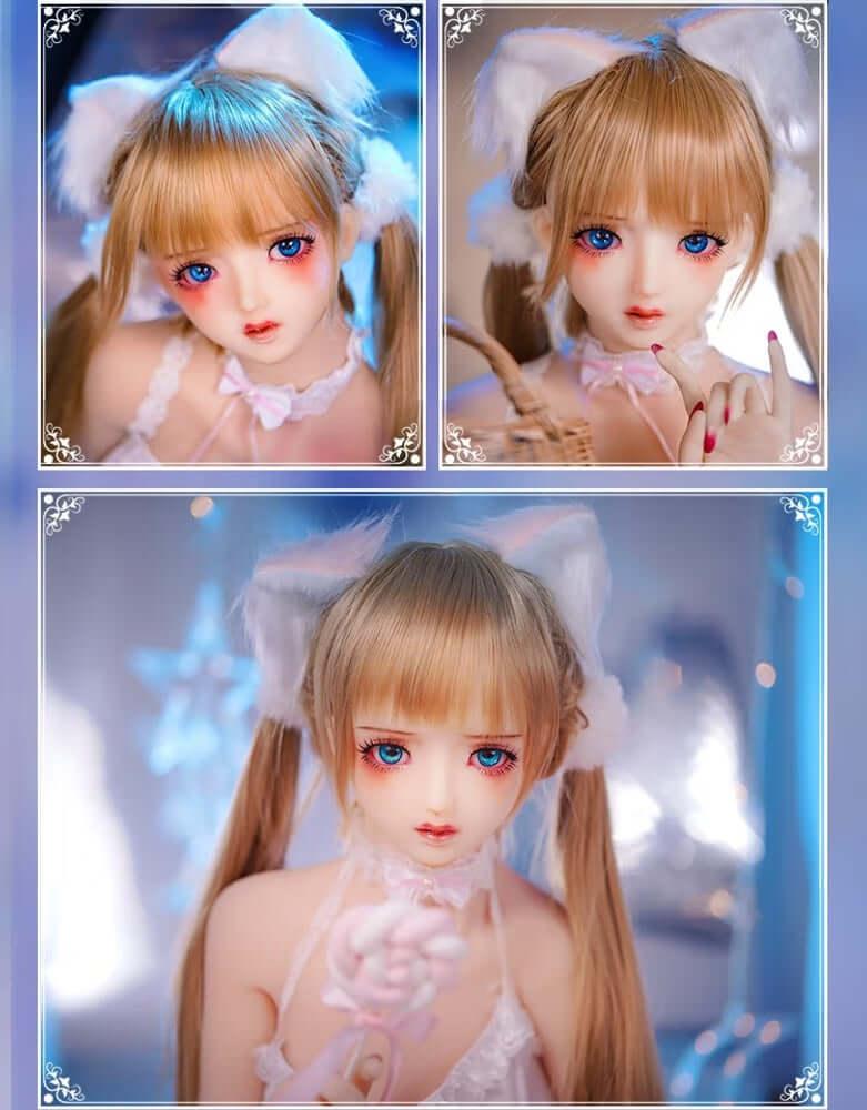 145cm White 1:1 Scale Silicone/TPE Large Breast Sex Doll