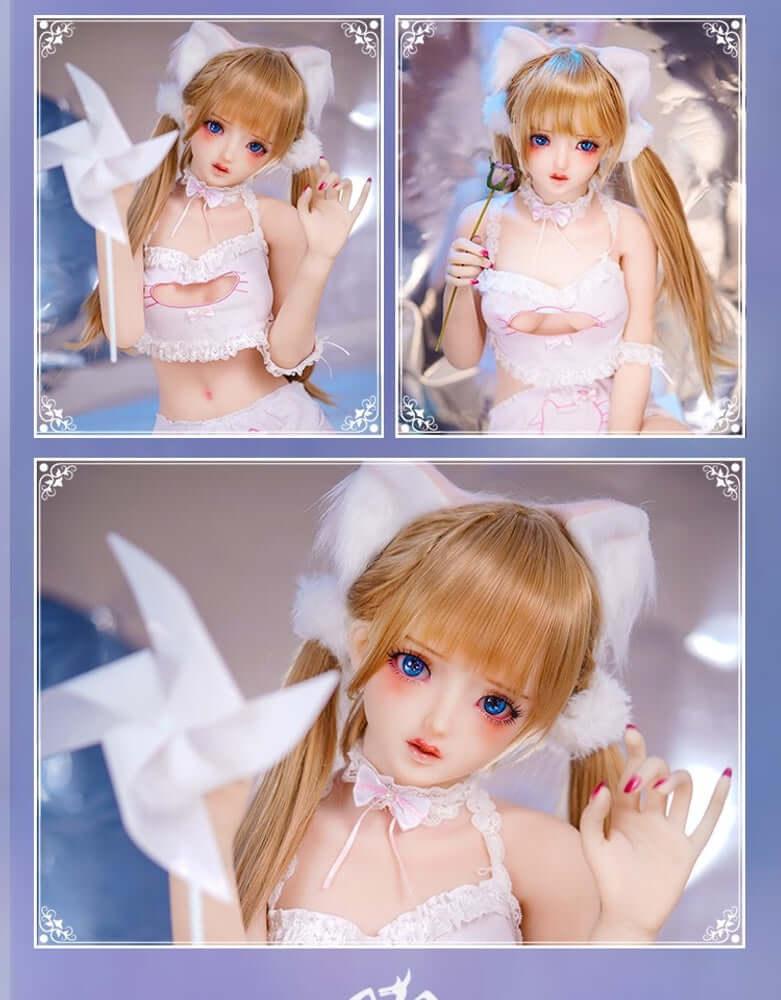 145cm White 1:1 Scale Silicone/TPE Large Breast Sex Doll