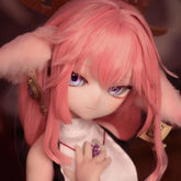 This image features the 85cm TinyFox 2.0 Game Action Figures Doll, prominently displaying its detailed and lifelike design. 