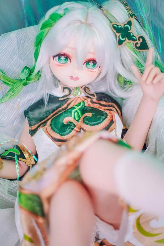 123cm Nahida 1:1 Scale Silicone/TPE Small Breast Action Figure Sex Doll