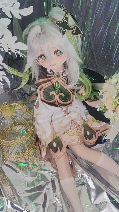 123cm Nahida 1:1 Scale Silicone/TPE Small Breast Action Figure Sex Doll