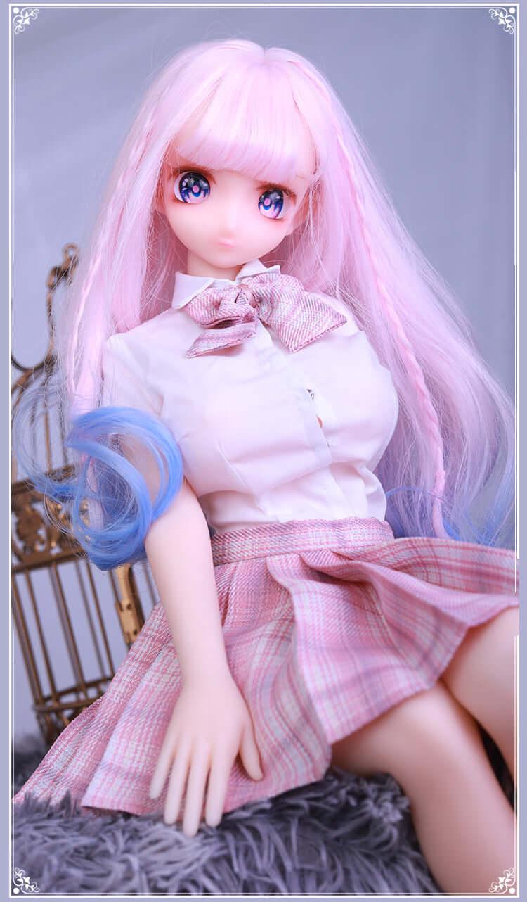 60cm Peach Action Figures Doll (Wig)